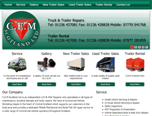Tablet Screenshot of cemscotland.com